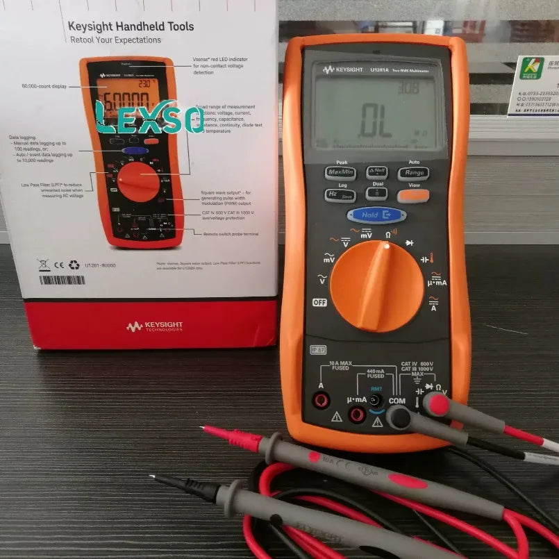 Keysight Professional Use Digital Multimeter Four-and-a-Half-Digit Handheld U1281A/U1282A Test    lexso