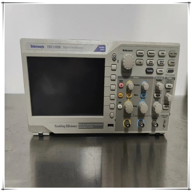 Used TBS1102B Tektronix Digital Storage Oscilloscope 100MHz Bandwidth 2-Channel Made in America