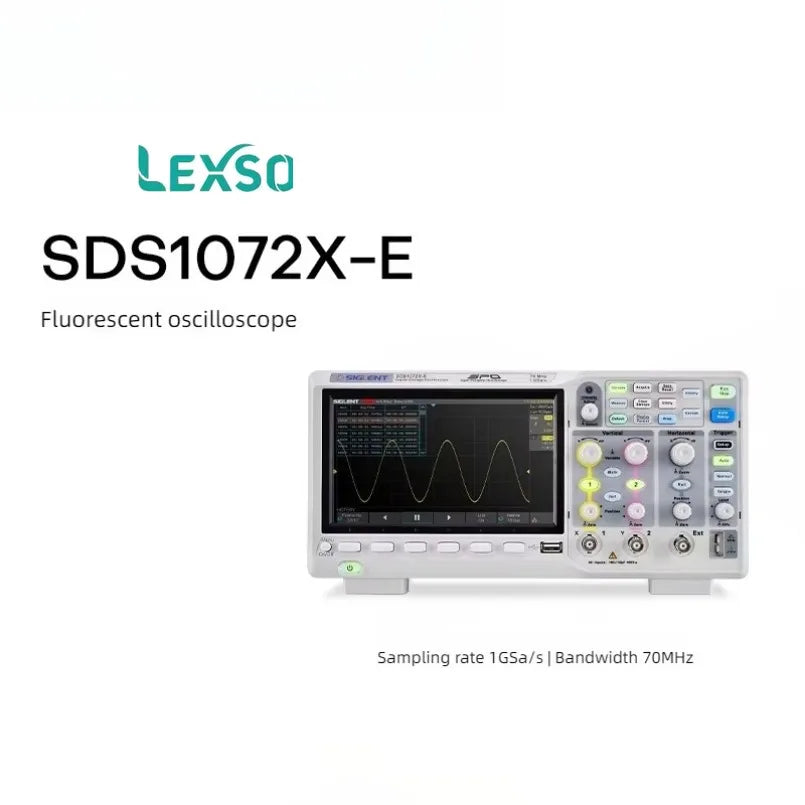 Siglent 1g Sampling Rate Digital Oscilloscope SDS1072/74/1104/1202X-E  lexso