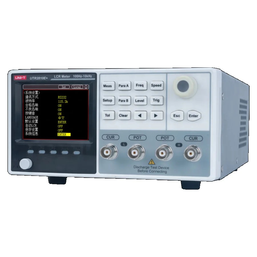 UNI-T UTR2810E+ UTR2811E+ Digital Bridge Measurement Frequency 10kHz Low Frequency Component Measuring Instrument LS    ytdi