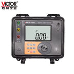 VICTOR 4105C Digital Earth Resistance Meters 0.01ohm - 2000ohm AC 600V 20mA Low Resistance Measurement with RS232 USB Interface   ytdi