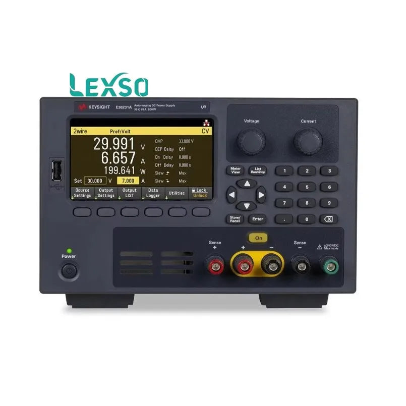 Keysight E36231A 30V 20A 200W Digital Bench Power Supply with 0.1 Resolution 30x20x20 Size 1 Year Warranty lexso