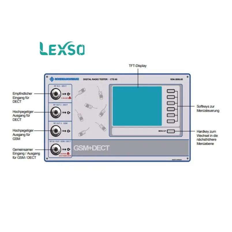 Rohde & Schwarz CTS65 DECT Telephone Integration Tester Electronic Measuring Instrument lexso
