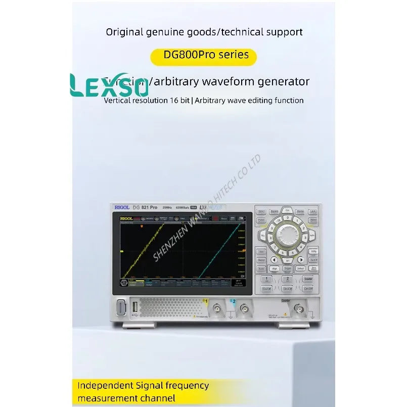 Rigol DG822/821 Pro Multi-function Signal Generator 25MHZ Signal Source 625MSA/s With 7-inch Color Touchscreen Display  lexso