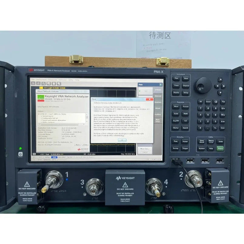 KEYSIGHT PNA Vector Network Analyzer N5245B with 4 Ports 10MHz-26.5GHz     ytdi