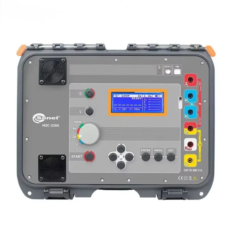 Sonel MZC-330S High-Current Fault Loop Impedance Meter Measuring & Analyzing Instrument  lexso