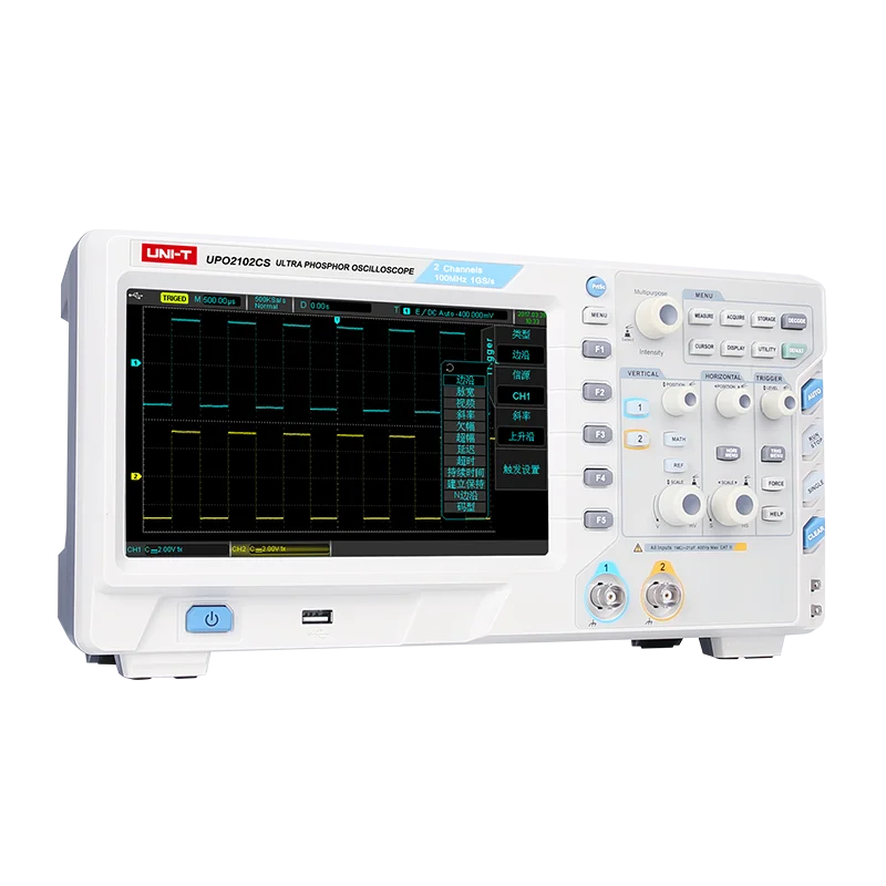 UNI-T UPO2104CS Economical Digital Oscilloscope Four Channels 100MHz Bandwidth 1GSa/s Sample Rate 56Mpts Memory Depth lexso