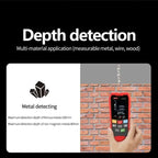 Stud Finder Wood Studs Metal Detection of Live Cable Metal Depth Measurement Finder Wall Detector LCD HD lexso