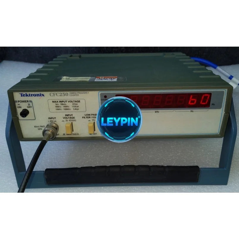 Tektronix Model CFC250 100MHZ Frequency Counter Working Condition with DIY cable    ytdi