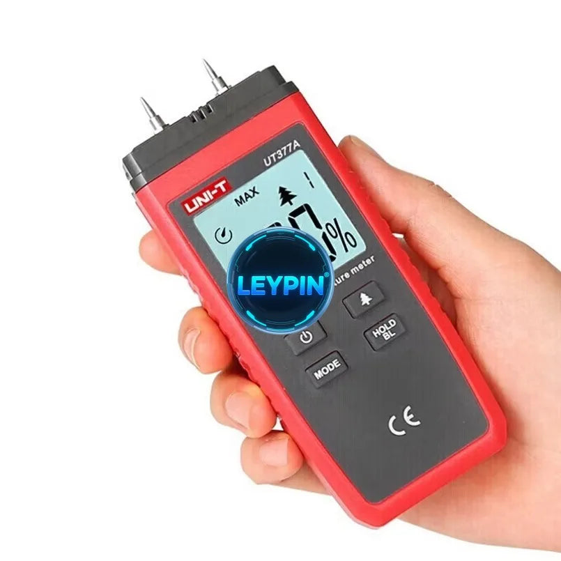 UNI-T UT377A Wood Moisture Digital Meter Designed to Measure the Moisture Content of Wood Paper Plywood Wooden Materials  lexso