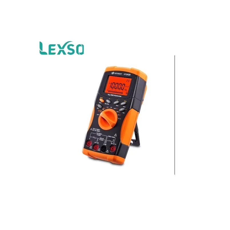 Keysight U1242C Handheld Digital Multimeter, 4 Digit, IP67 dust/water resistant with flashlight 10K counts digital lexso
