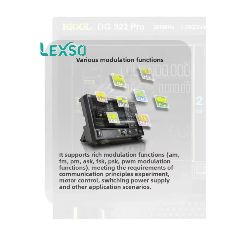 Rigol DG821/822/852 Pro Arbitrary Waveform Signal Generator for Laboratory Use OEM Customizable 25MHz 50MHz  lexso