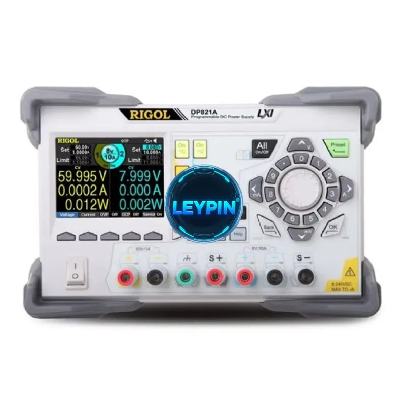 RIGOL DP821A Dual-Channel Programmable DC Power Supply (140W 8V/10A & 60V/1A)  OEM/ODM Customized Support     lexso