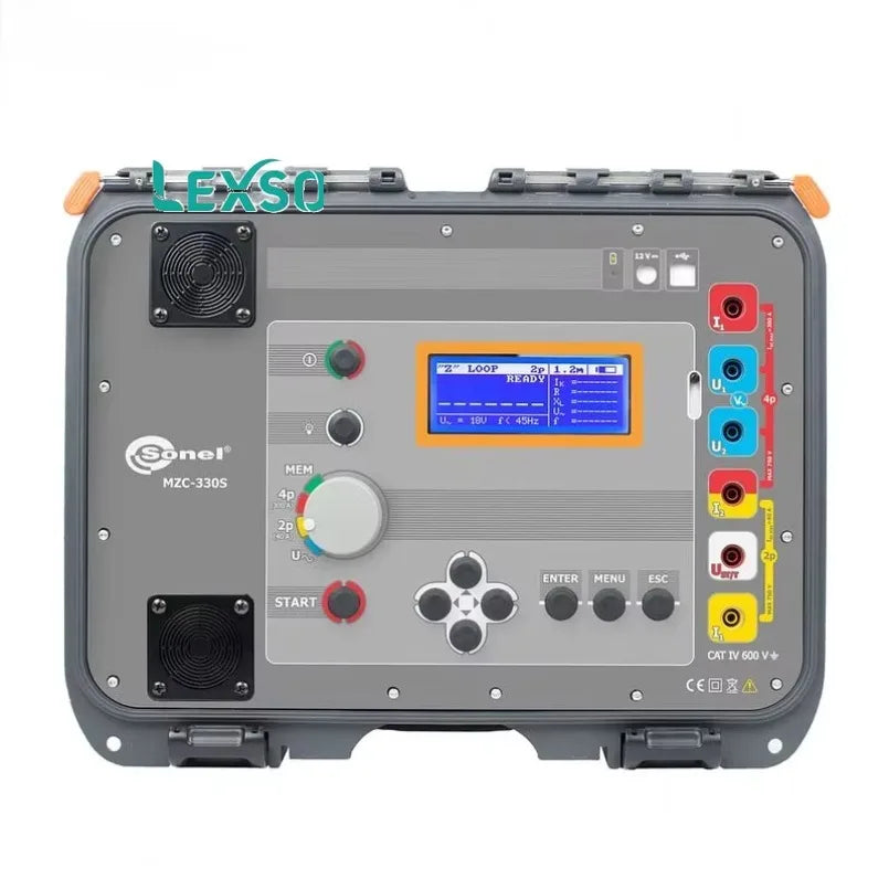 Sonel MZC-330S High-Current Fault Loop Impedance Meter Measuring & Analyzing Instrument  lexso