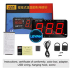 VICTOR 834BW Digital Noise Meter with Alarm, 4 Inch Display, WiFi Blue Tooth - Wall Mount Sound Level Monitor 30-130dB    ytdi
