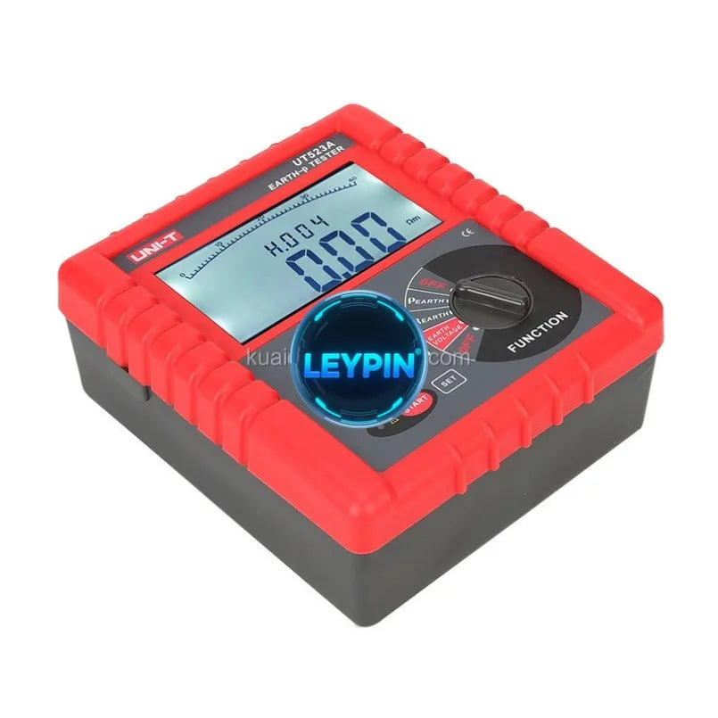 UNI-T UT523A RS232 Digital 2/3/4 Pole Earth Ground Resistance Voltage Soil Resistivity Tester     lexso