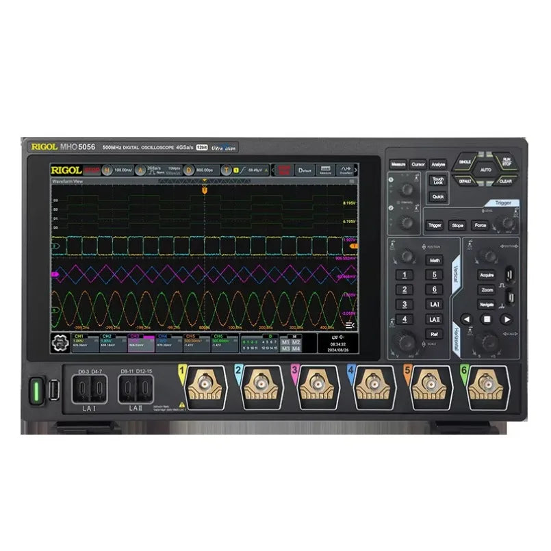 Rigol MHO/DHO5054 Analog 4/6/8 Channel Handheld Digital Oscilloscope HD Touch Screen 1GHz Bandwidth 3-Yea 1-Bit lexso