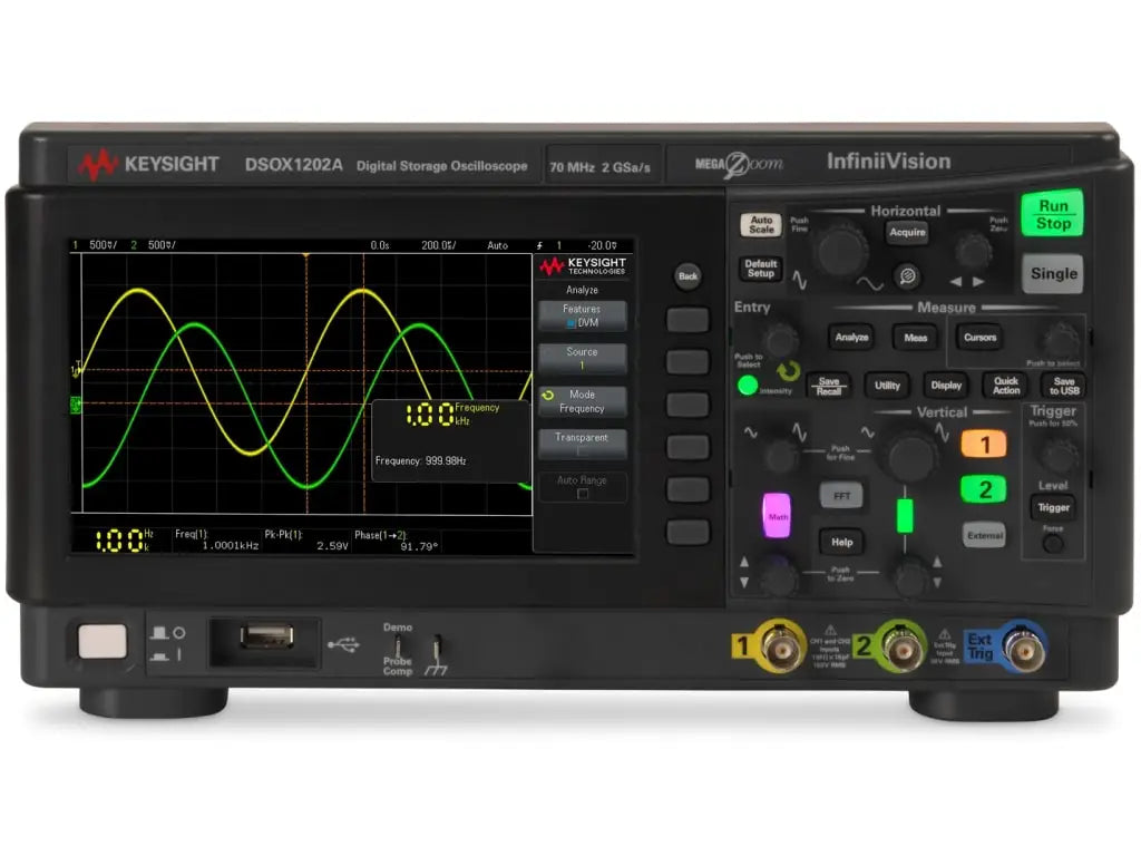 Keysight DSOX1202A   Digital Oscilloscope  70 MHz   2 Channel  DSOX1204A  Brand New in Stock   ytdi