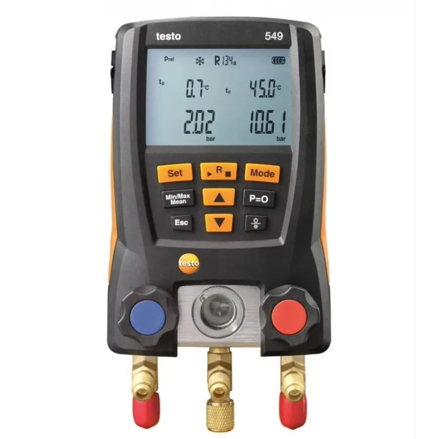 High Quality Testo 549 Digital Manifold Gauge 2 Valves System for HVAC 0560 0550 LS   ytdi