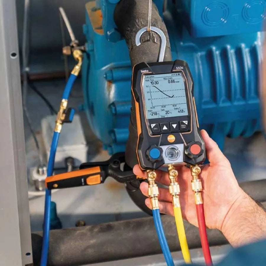 Testo 550s Smart Set - Smart Set Intelligent Digital Display Refrigerant Meter LS   ytdi