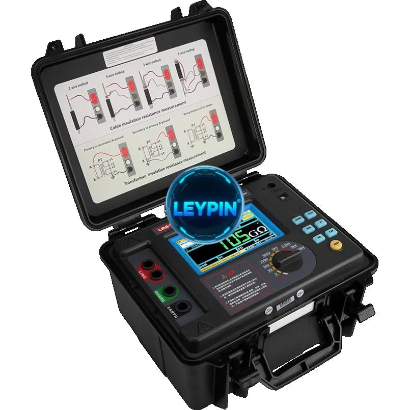 UNI-T UT513E 5kV High Voltage Insulation Resistance Tester  UT515C 10kV     lexso