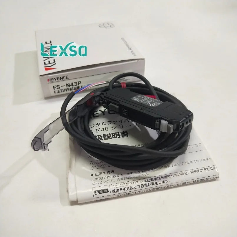 New Keyence Digital Optical Fiber Sensor Optical Fiber Amplifier Main Unit PNP FS-N43P lexso