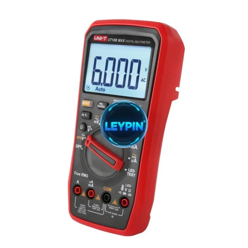 UNI-T UT15B/17B/18B Digital   Max True RMS 1000V CE UKCA CETLus REACH RoHS V.F.D Function for AC & DC  lexso