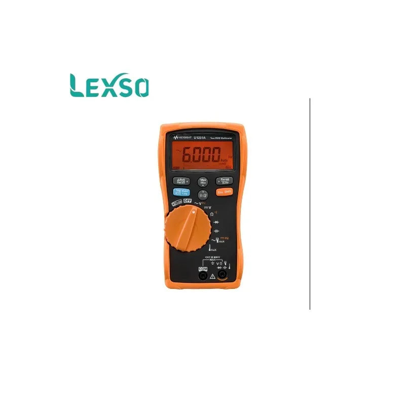 Keysight U1232A Handheld Digital Multimeter Ergonomic shaped 6K counts DMM with flashlight lexso