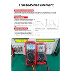 UNI-T UT892 Digital Multimeter 2000V High Voltage Detector AC DC Voltmeter Capacitance Resistance NCV LIVE Diode VFC Tester lexso