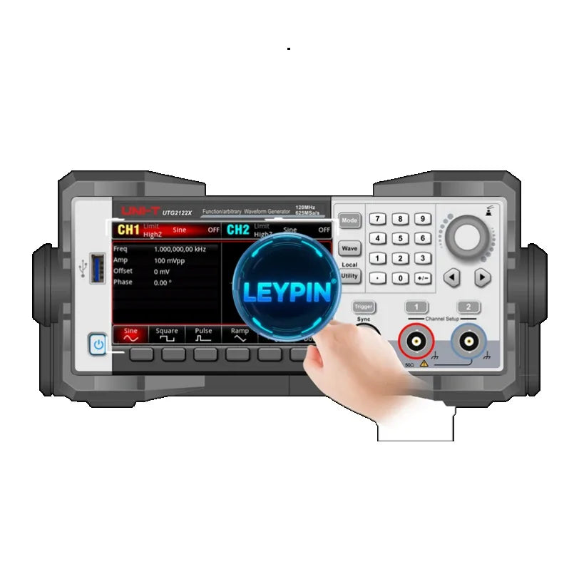 UNI-T UTG2062X Advanced-Series   2 Channels 60MHz Arbitrary Waveform Generator UTG2082X 80MHz UTG2122X 120MHz     lexso