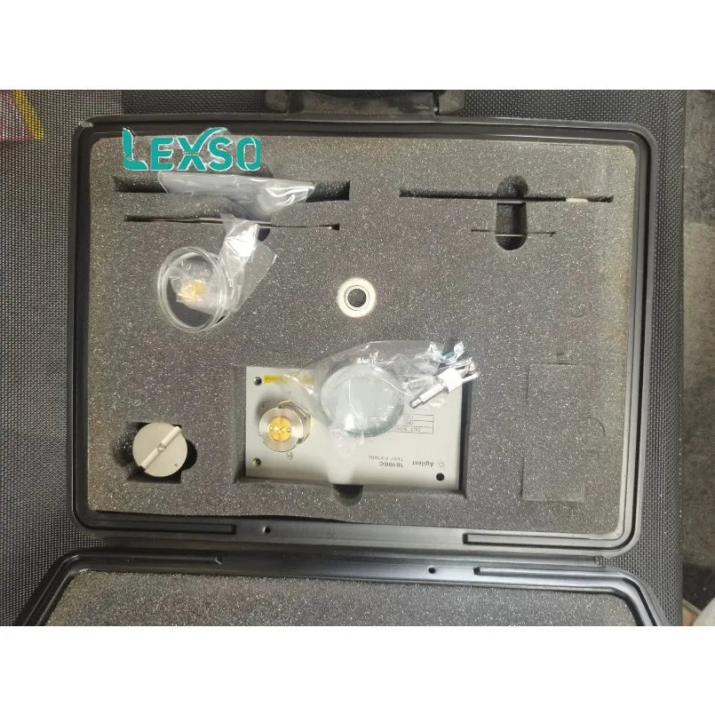 Keysight  16452A Liquid Test Fixture,Frequency: 20 Hz to 30 MHz ,The 16452A Employs the Parallel Plate Method    lexso