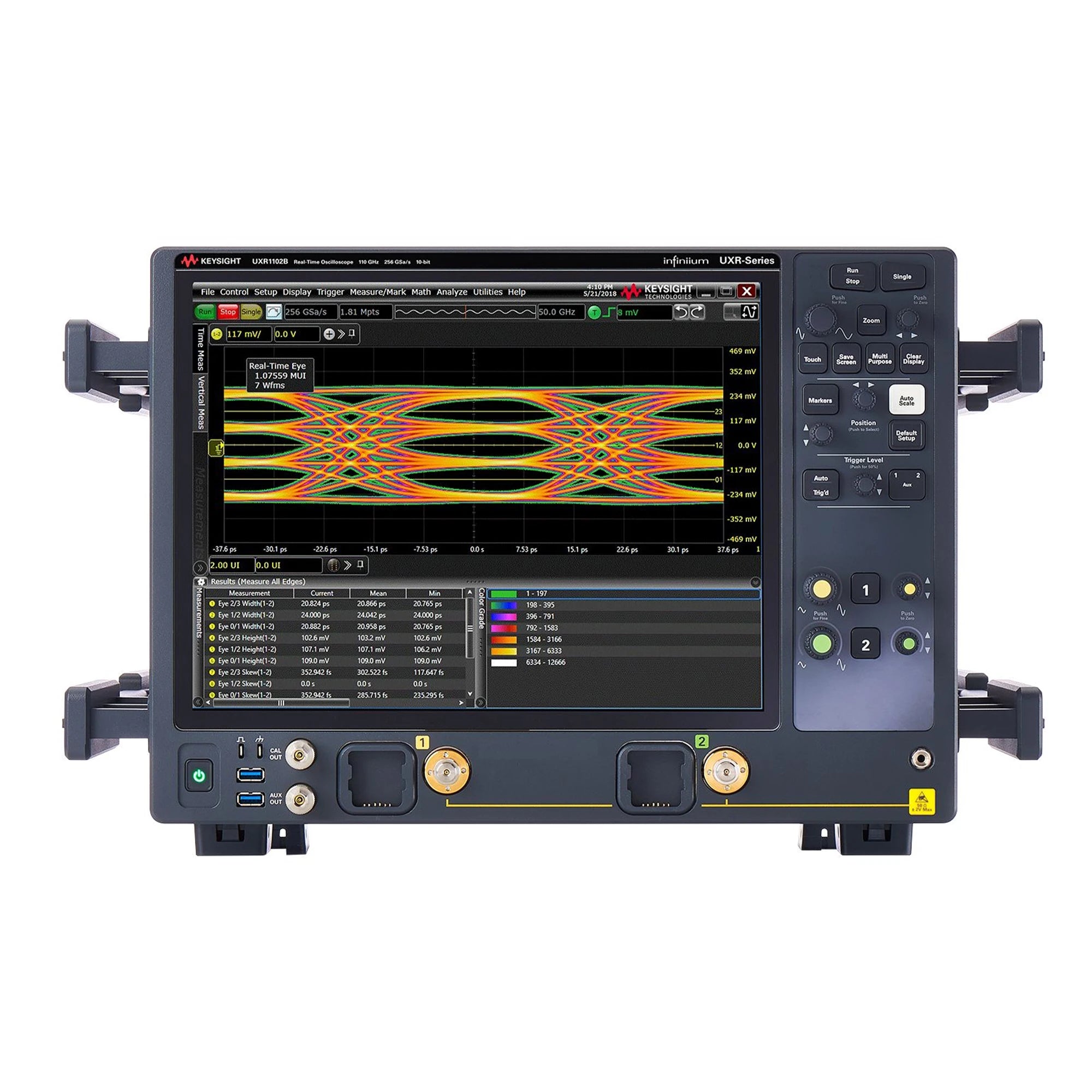 Keysight UXR1102B Infiniium UXR Series Oscilloscope: 110 GHz, 2 Channels