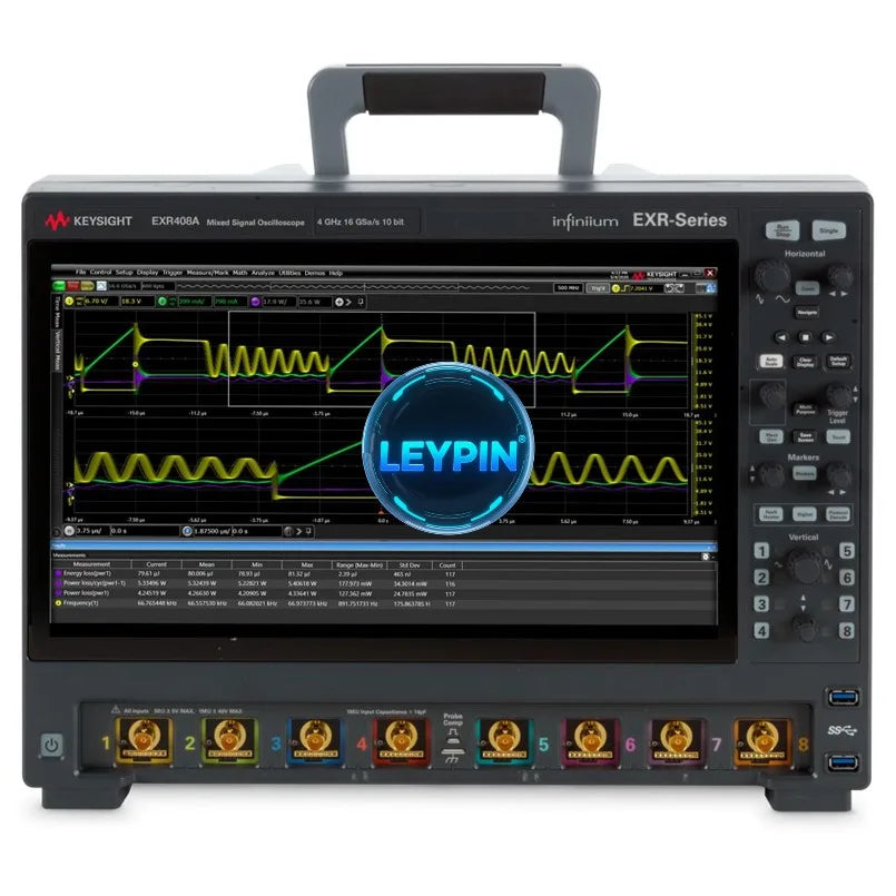 Keysight EXR408A Infiniium EXR Series Oscilloscope: 4 GHz,8channels Maximum Memory Depth1.6 Gpts Sampling Rate16 GSa/sec    lexso