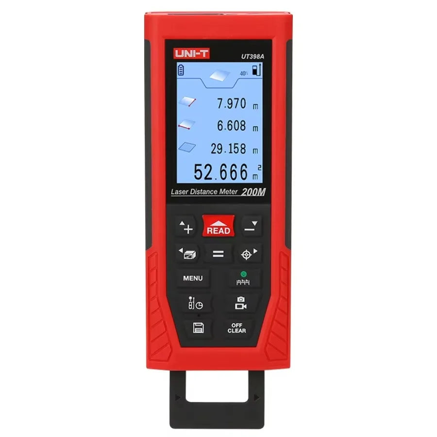 UNI-T UT398A Professional 200m Laser Distance Meters Lofting Test Levelling Instrument Multifunctional Laser Rangefinder    ytdi