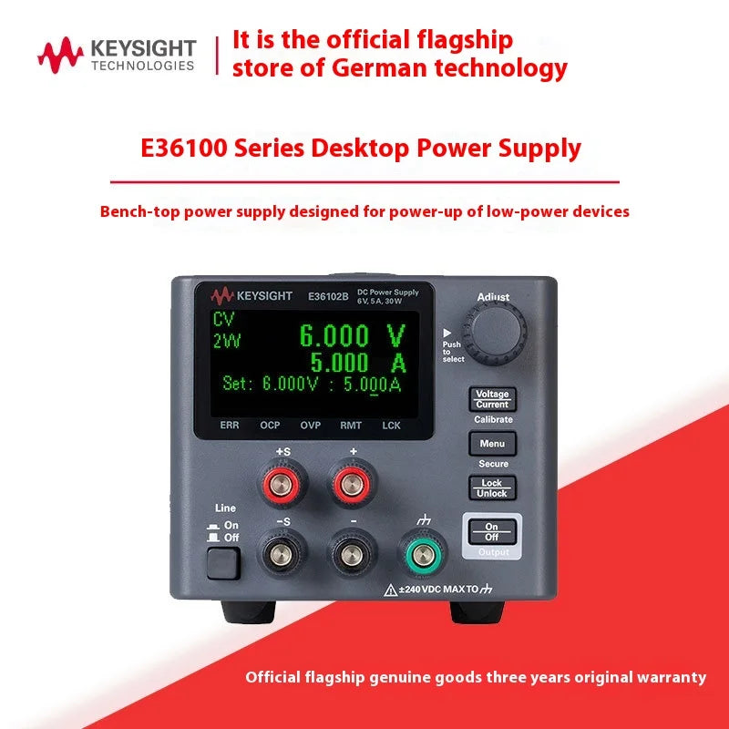 Keysight E36100 Series Customizable OEM Desktop Linear Power Supply with Safety Features for Test Instruments DC Power Supply    ytdi