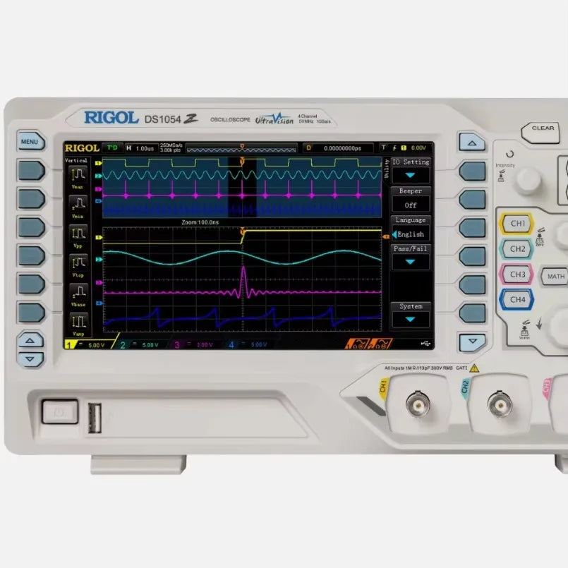 RIGOL DS-1054Z 4CH Digital Oscilloscope 50 MHz 1GSa/s Mixed Signal Analysis Capability lexso