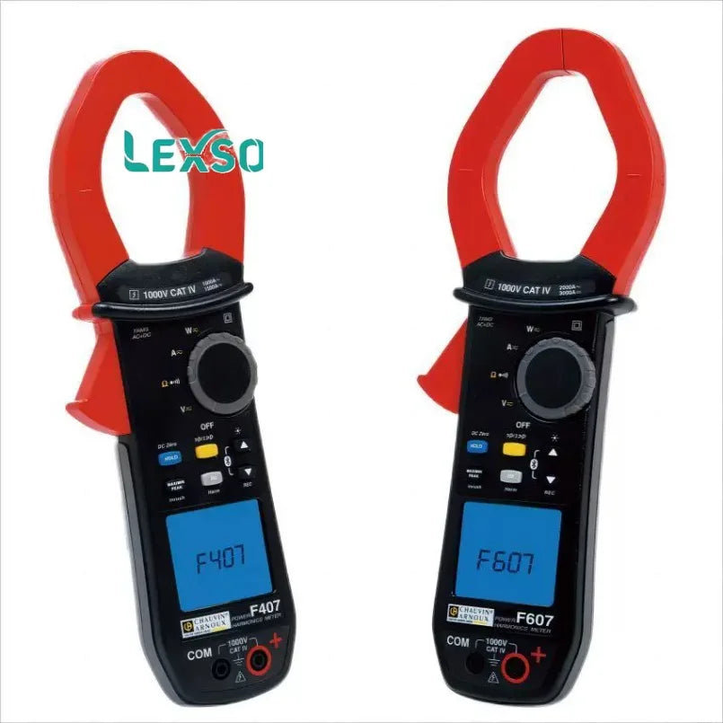 Chauvin Arnoux F607 Clamp Multimeter For Power And Harmonics Measurement  Analysis   lexso