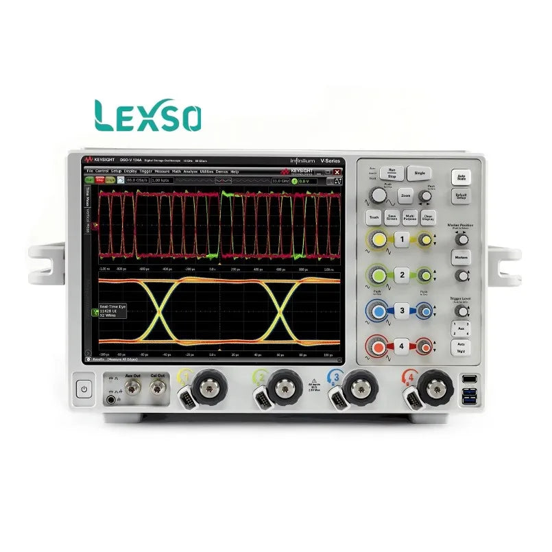Keysight DSOV134A Infiniium V-Series Oscilloscope: 13 GHz, 4 Analog Channels lexso