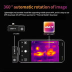 UTI120MS Thermal Imager Phone Thermal Imaging Camera for IOS PCB Circuit Floor Heat Detection lexso