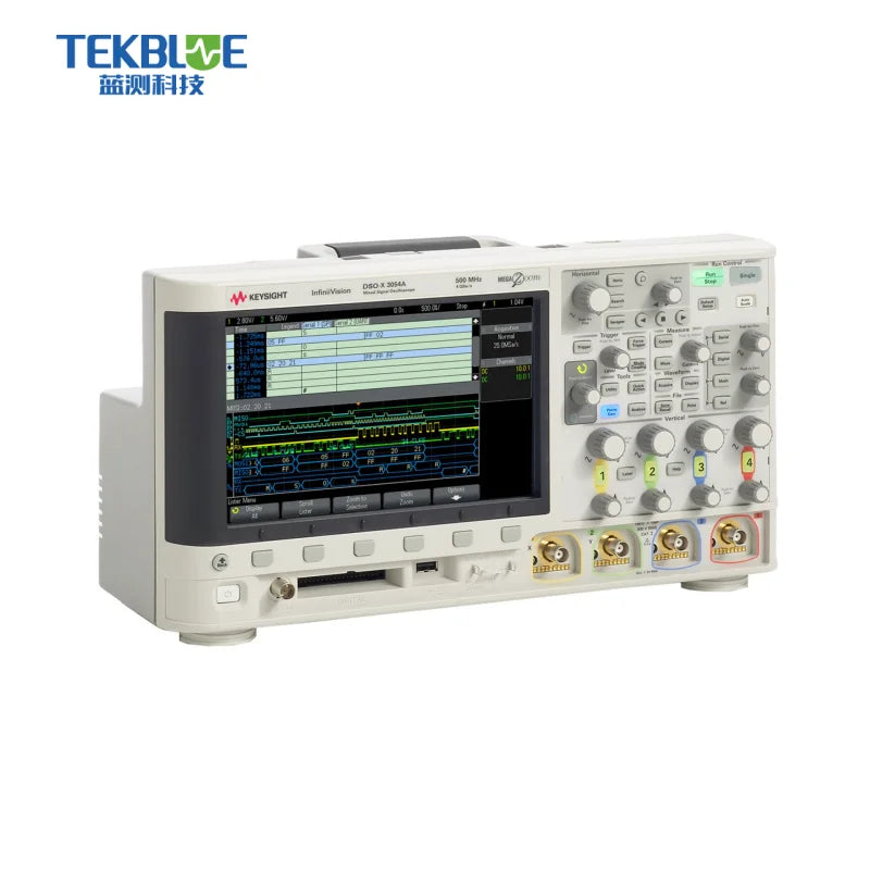 Keysight DSOX3034T 350MHz Bandwidth 5GSa/s Sample Rate 4 Analog Channels 4Mpts Memory 8-Bit Resolution Digital Oscilloscope
