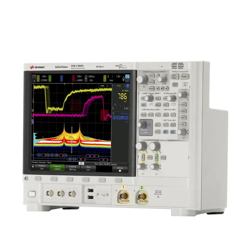 Keysight DSOX6002A Oscilloscope with 2 Analog Channels 1GHz-6GHz Bandwidth 20 GSa/s Sample Rate 16 Bit Resolution