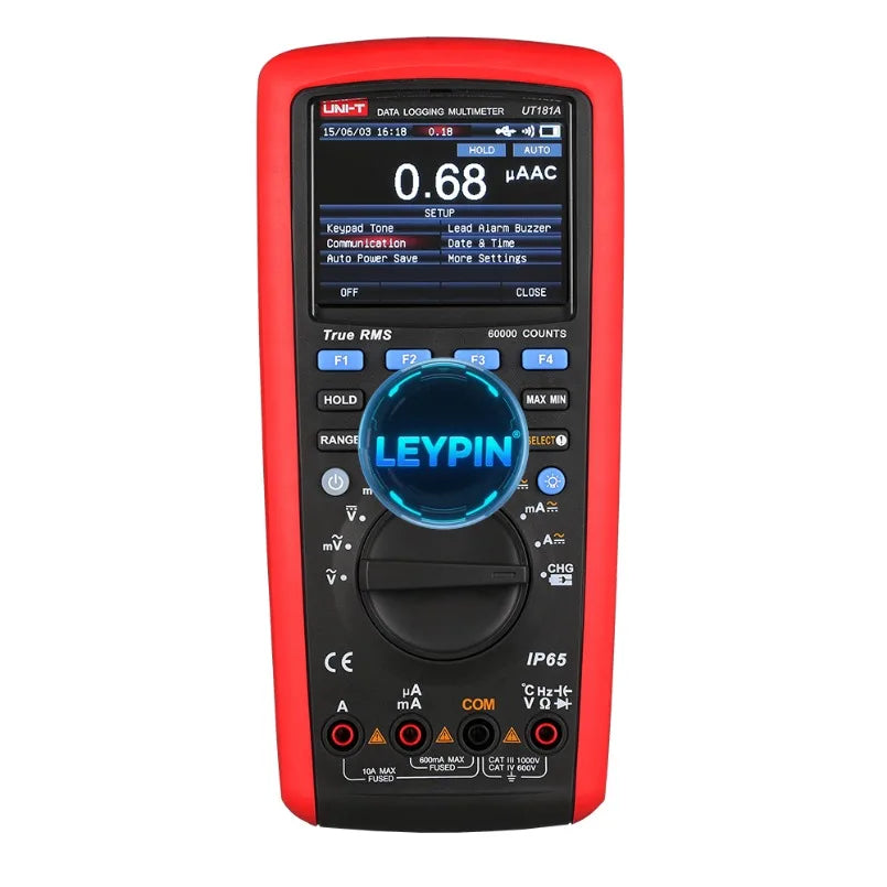 UNI-T UT181A Ac Dc 59999 Count True RMS Datalogging Digital Multimeter with Trend Capture Capacitance Multimeter   lexso