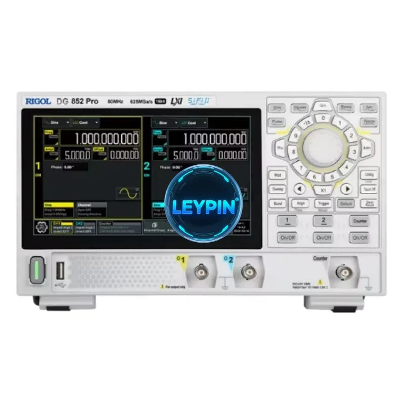 Rigol DG852 Pro Arbitrary Waveform Generator 50MHz 2Channel 625Msa/s 16 Bit Resolution for Measurement   lexso