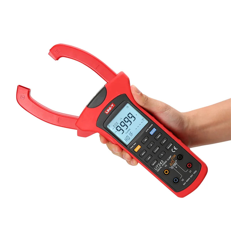UT243 Multifunction Digital Test Ammeter Power Measurement Harmonic Measurement Single Clamp Meter Clamp Tester Voltmeter lexso