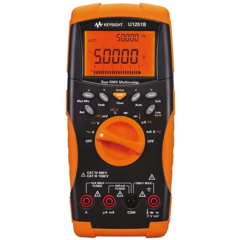 Keysight Technologies U1251B Handheld Digital Multimeter True RMS 10A AC/DC Max 1000V AC Max   lexso