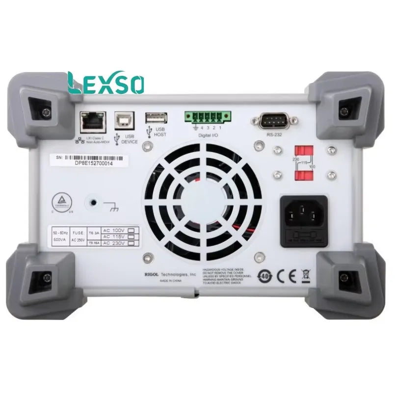 RIGOL DP822A Dual-Channel Programmable Linear DC Power Supply (180W, 20V/5A & 5V/16A) with Low Noise lexso