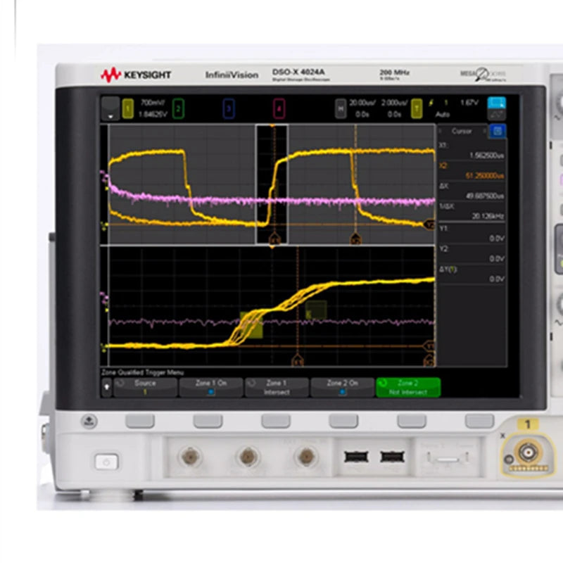Used Keysight DSOX4024A Digital Oscilloscope 200MHz 4 Analog Channels