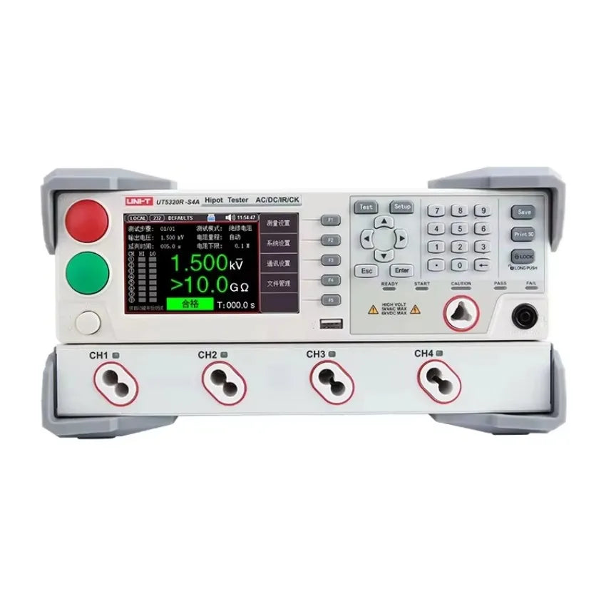 UNI-T UT5320R-S4A UT5320R-S8A Hipot Testers Electrical Strength AC/DC Withstand Voltage and Insulation Resistance Price Contact    ytdi