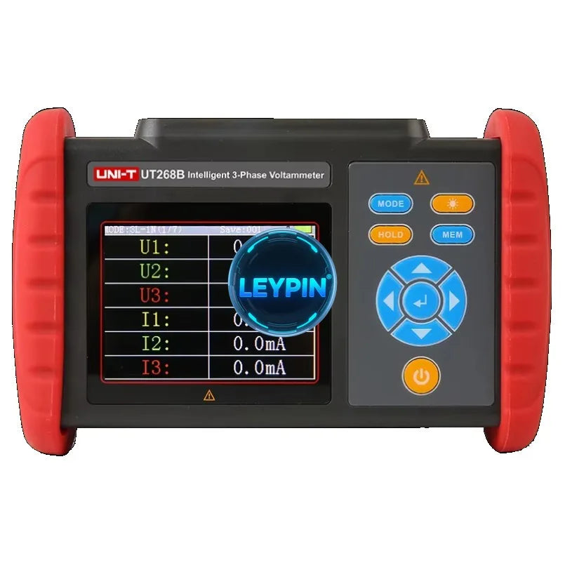 UNI-T UT268B Wireless Large Current Fork Meter 3-phase Digital Phase Voltammeter 1000A     ytdi