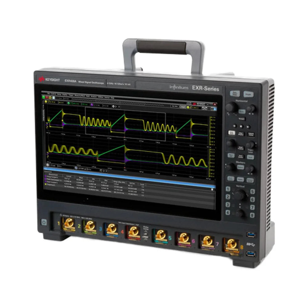 Keysight For Digital Oscilloscope Model EXR408A 10 Bit Resolution 1000000 Sample Rate 3 Year Warranty